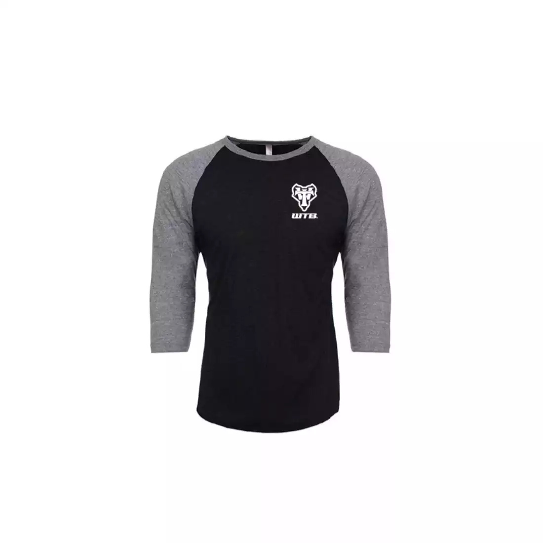 WTB RAGLAN tricou dama cu maneca 3/4, gri-negru