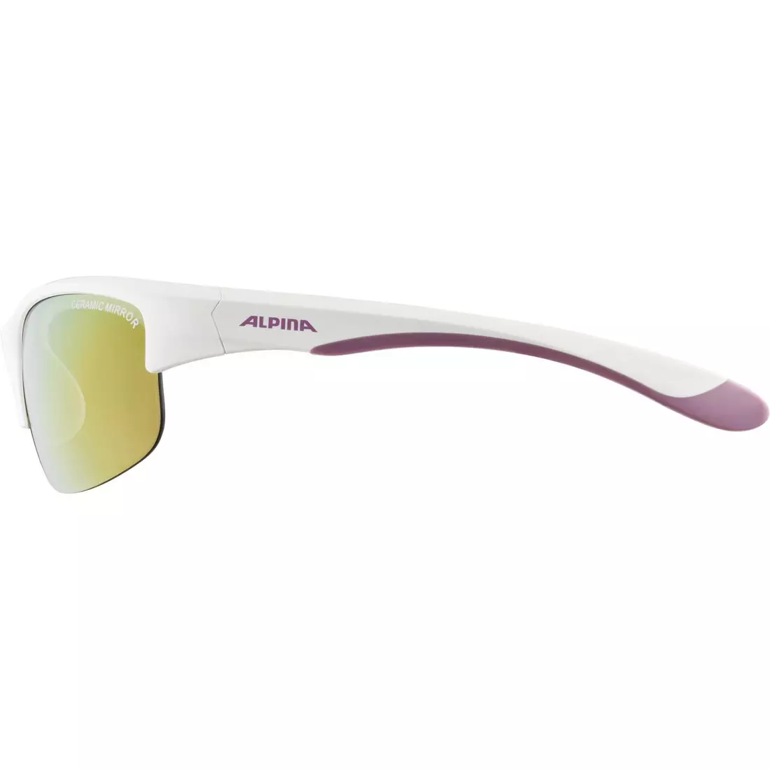 ALPINA JUNIOR FLEXXY YOUTH HR copii ochelari ciclism/sport, white-purple matt