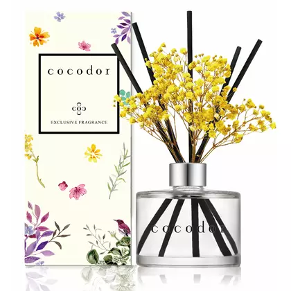 COCODOR difuzor de aromă cu bețișoare daffodil, vanilla &amp; sandalwood 120 ml