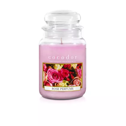 COCODOR lumânări parfumate rose perfume 550 g