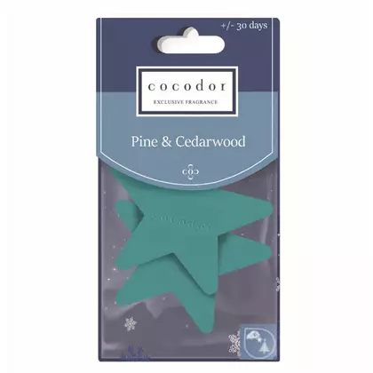 COCODOR pandantiv parfumat pine&amp;cedarwood, 2 piese