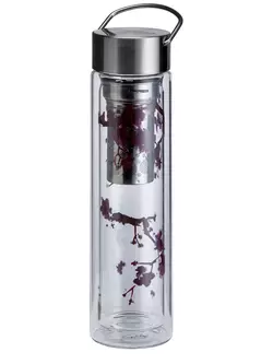 EIGENART FLOWTEA sticla termica cu infuzor 350-400 ml, cherry blossom