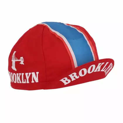 APIS PROFI BROOKLYN șapcă de ciclism cu vizor roșu