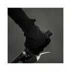 CHIBA CLASSIC mănuși de ciclism de iarnă, negru și argintiu
