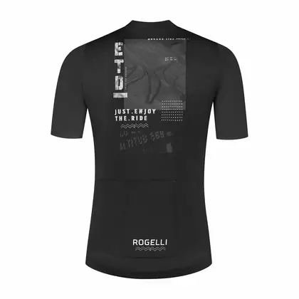 ROGELLI SOL tricou de ciclism pentru bărbați, negru