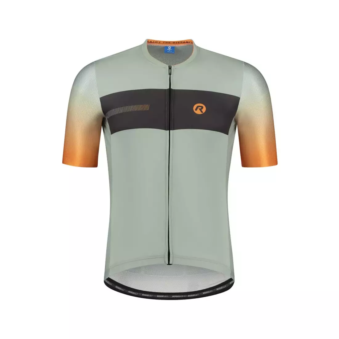 Rogelli DAWN tricou de ciclism pentru bărbați, gri-portocaliu