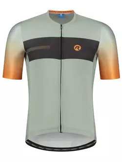 Rogelli DAWN tricou de ciclism pentru bărbați, gri-portocaliu