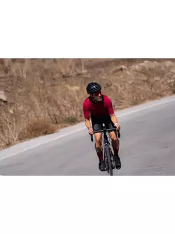 Rogelli DISTANCE tricou de ciclism pentru bărbați, maro