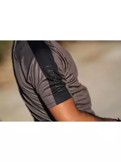 Rogelli EXPLORE tricou de ciclism pentru bărbați, gri inchis