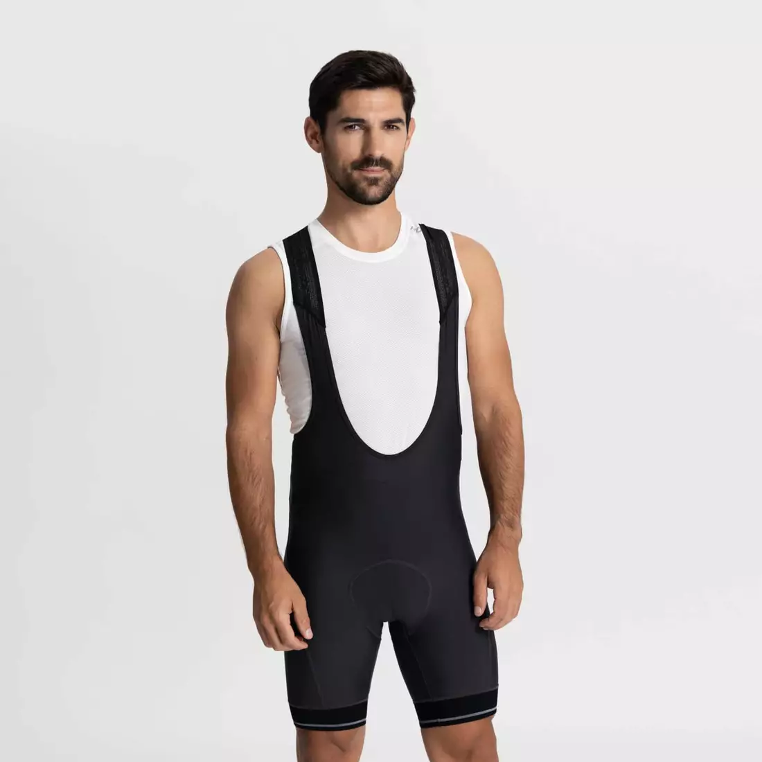 Rogelli FLEX II pantaloni scurți pentru ciclism pentru bărbați, negru
