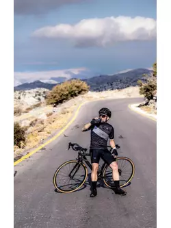 Rogelli GROOVE tricou de ciclism pentru bărbați, negru
