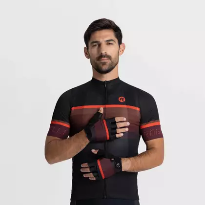 Rogelli HERO II mănuși de ciclism, negru și maro