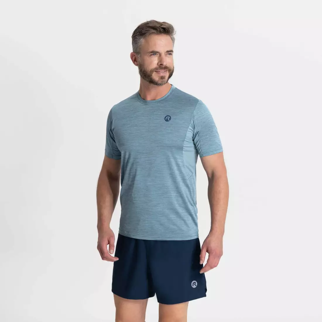 Rogelli KENN cămașă de alergare pentru bărbați, albastru