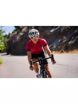Rogelli MODESTA tricou de ciclism pentru femei, cireașă