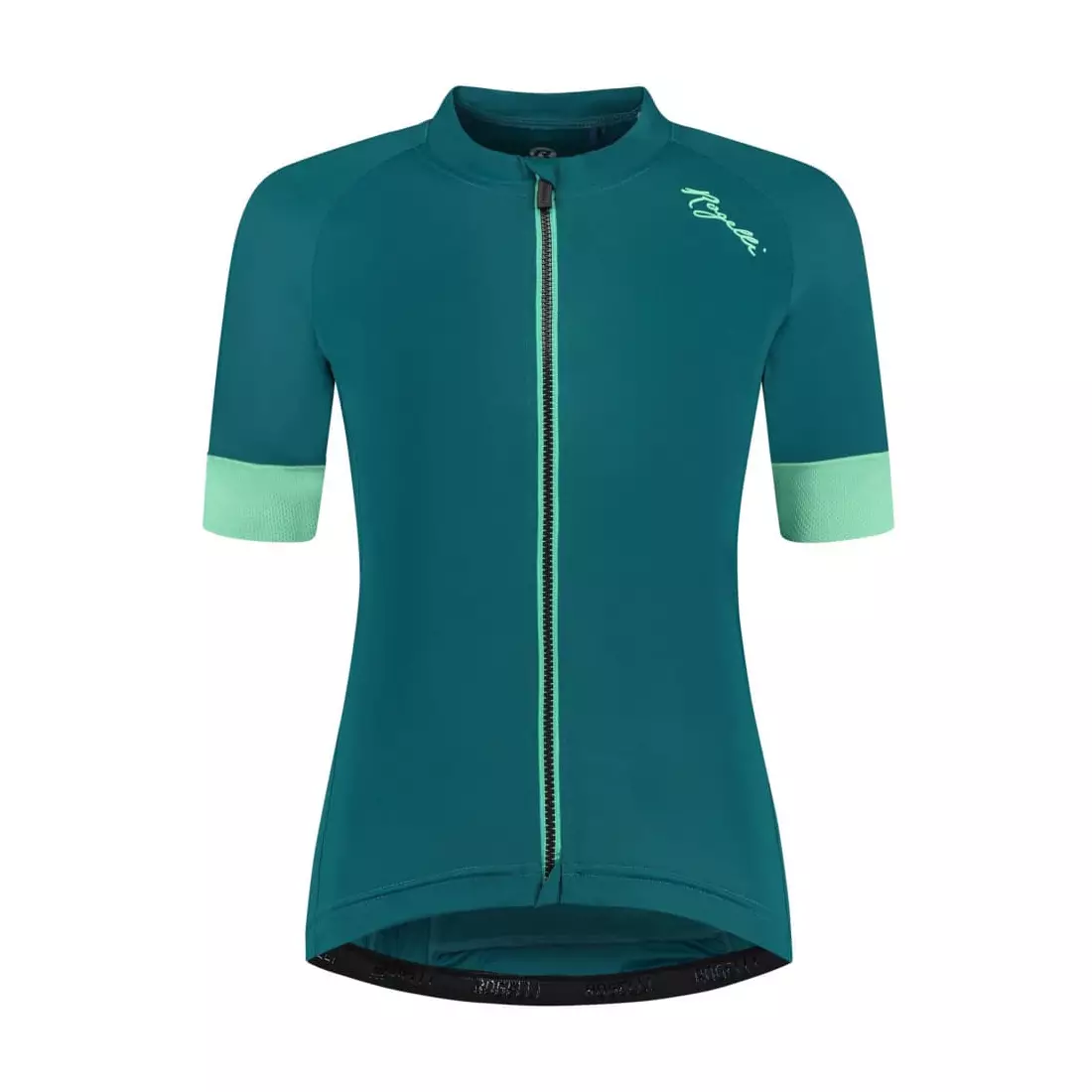 Rogelli MODESTA tricou de ciclism pentru femei, verde-turcoaz