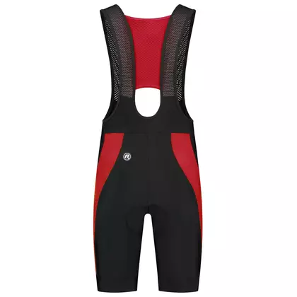 Rogelli TYRO II pantaloni scurți pentru ciclism pentru bărbați, negru și roșu