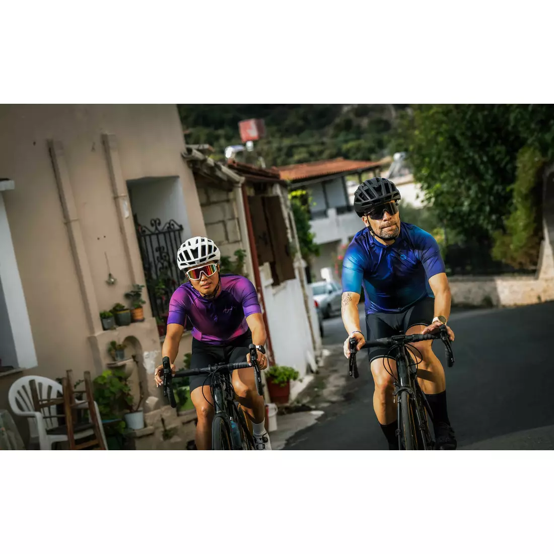 Tricou de ciclism Rogelli HALO albastru