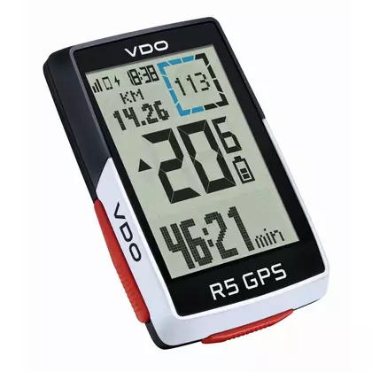 VDO R5 GPS FULL SET computer fără fir pentru biciclete