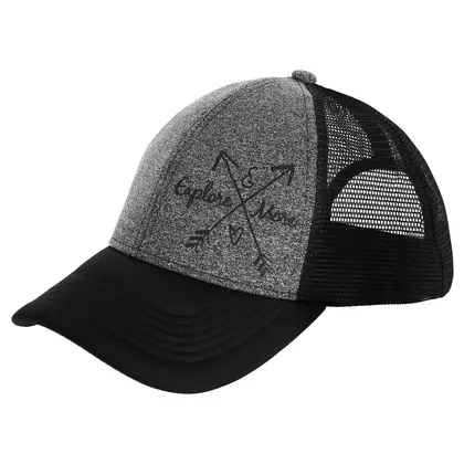 Viking Nevada Outdoor șapcă de baseball pentru femei, negru și gri