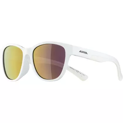 ALPINA FLEXXY COOL KIDS II ochelari de ciclism/sport pentru copii, white gloss
