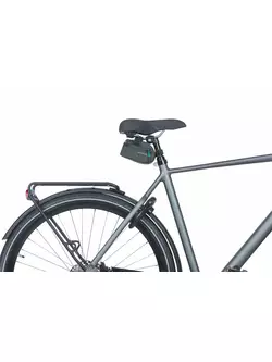 BASIL DISCOVERY 365D SADDLE BAG S geantă de șa pentru bicicletă 0,5 L, black melee