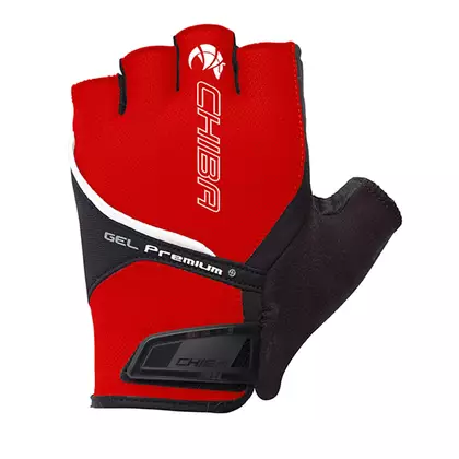 CHIBA rękawiczki Gel Premium XS czerwone 30117R-1