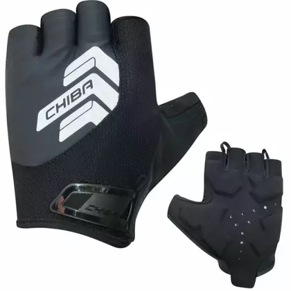 CHIBA REFLEX II mănuși de ciclism, negre