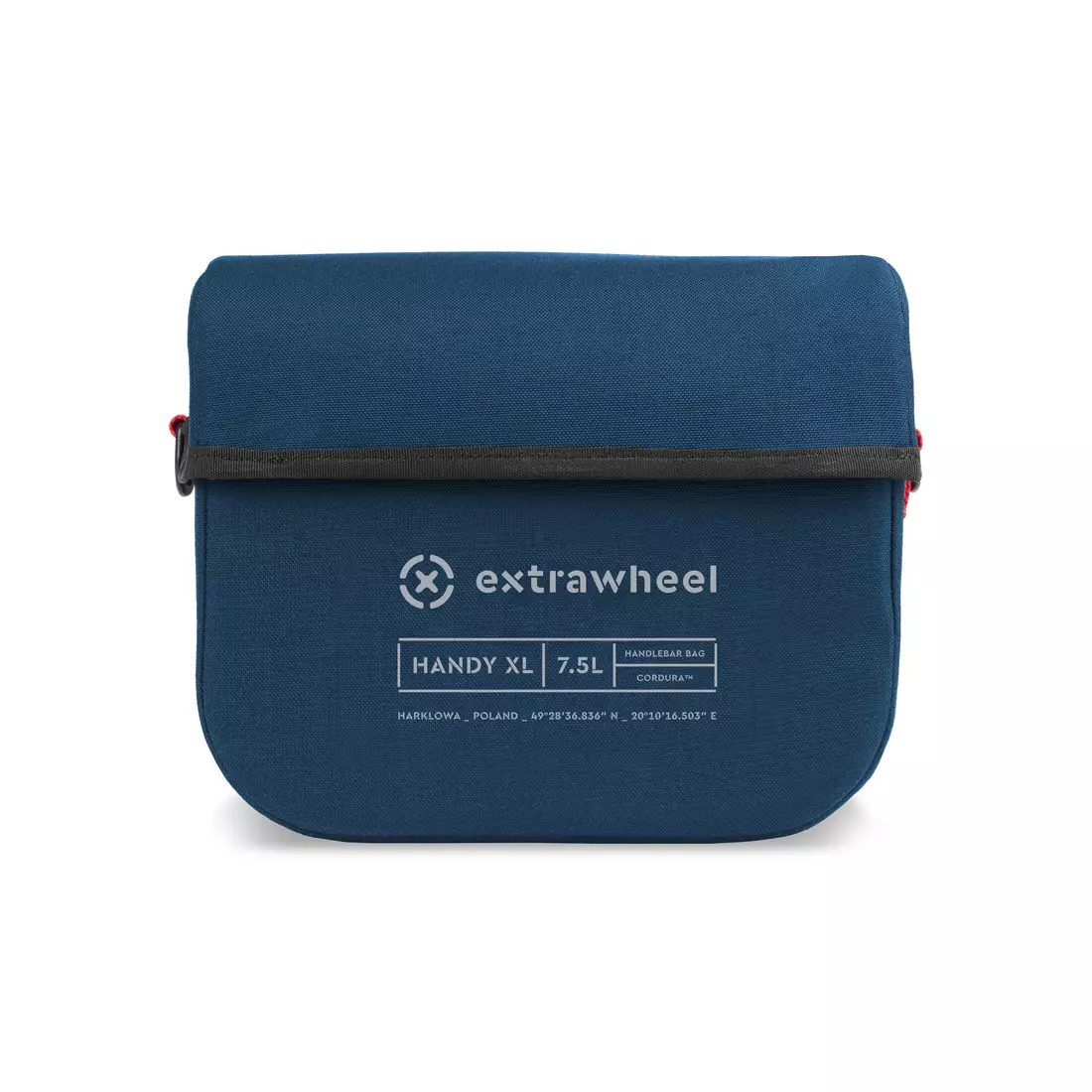 EXTRAWHEEL HANDY PREMIUM CORDURA XL geanta pentru ghidon de bicicleta, albastru 7,5 L