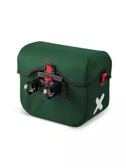 EXTRAWHEEL HANDY PREMIUM CORDURA XL geanta pentru ghidon de bicicleta, verde 7,5 L
