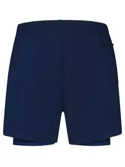 ROGELLI ESSENTIAL pantaloni scurți de alergare 2 în 1 pentru bărbați, albastru