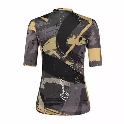 ROGELLI FLAIR tricou de ciclism pentru femei aur negru