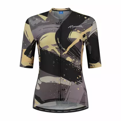 ROGELLI FLAIR tricou de ciclism pentru femei aur negru