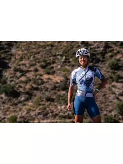 ROGELLI FLAIR tricou de ciclism pentru femei turcoaz gri