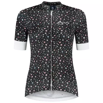 Rogelli LILY tricou de ciclism pentru femei, alb-negru