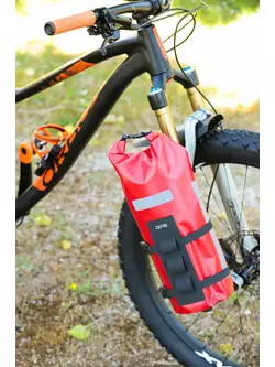 ZEFAL Z ADVENTURE FORK PACK &amp; HOLDER geanta biciclete pentru furca 6l, rosu