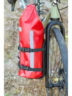 ZEFAL Z ADVENTURE FORK PACK &amp; HOLDER geanta biciclete pentru furca 6l, rosu