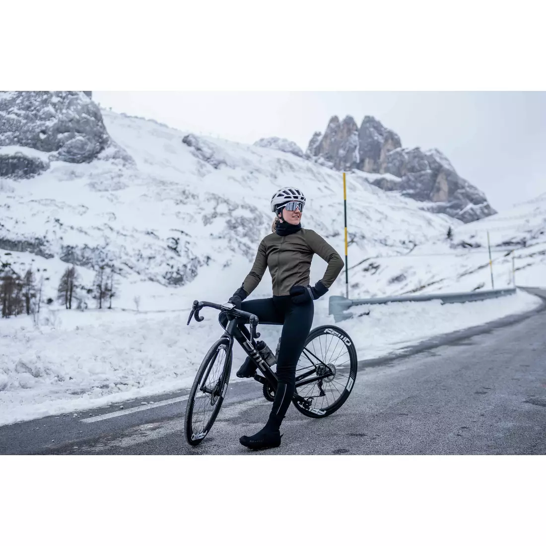 Geaca de ciclism de iarna Rogelli CORE verde