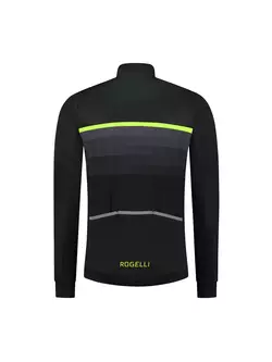 Geaca de iarna pentru ciclism Rogelli HERO II negru-fluor