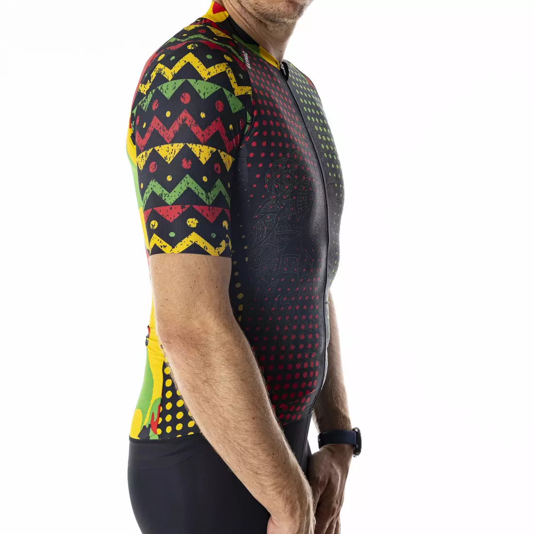 KAYMAQ M51 RACE- tricou de ciclism cu mânecă scurtă pentru bărbați MESHELSS1