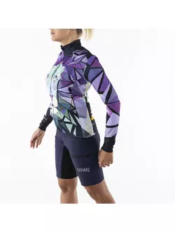 KAYMAQ POLYGONAL LION tricou de ciclism feminin THERMAL PRO ELTHWPRO-1