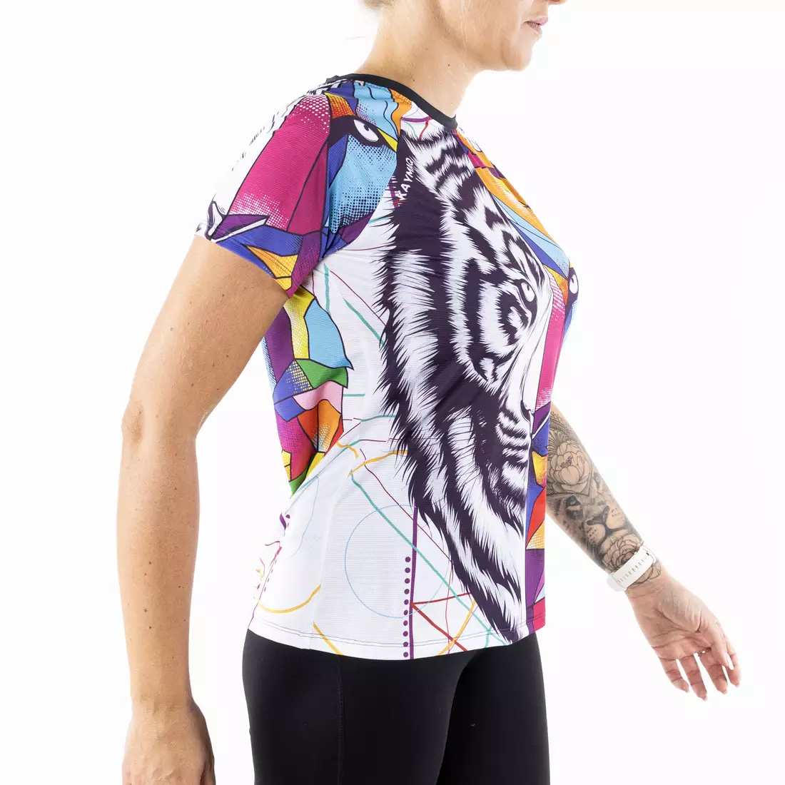 KAYMAQ TIGER PRO MESH Tricou pentru femei pentru sport/cursă de alergare