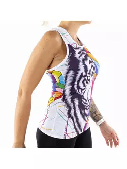 KAYMAQ TIGER Tank Top pentru femei tricou sport cu bretele