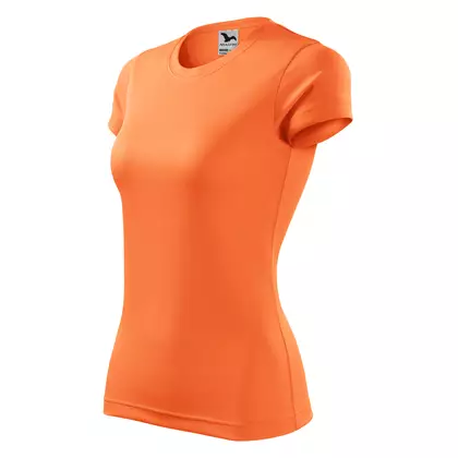 MALFINI FANTASY - Tricou sport pentru femei 100% poliester, portocaliu neon 1408812-140