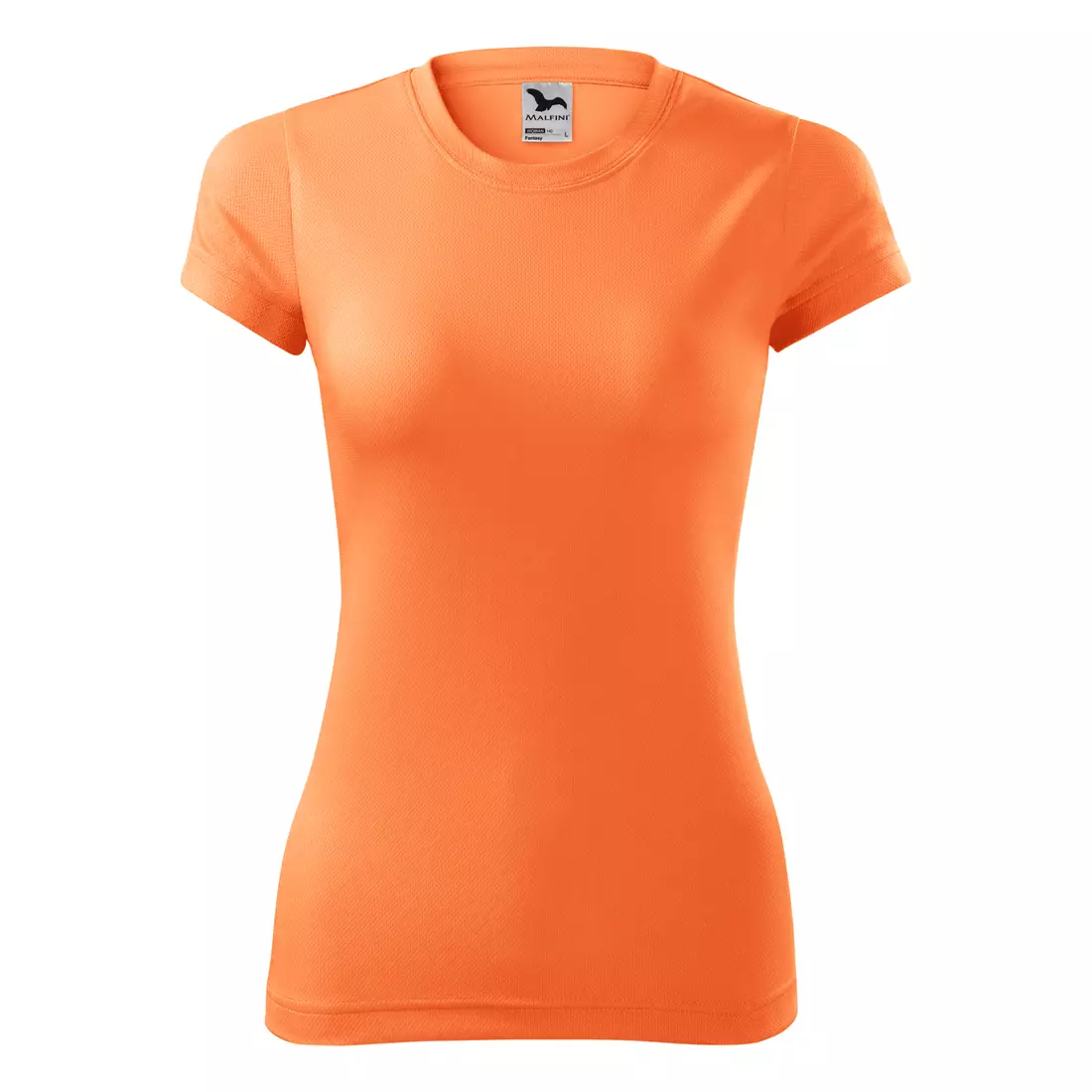 MALFINI FANTASY - Tricou sport pentru femei 100% poliester, portocaliu neon 1408812-140