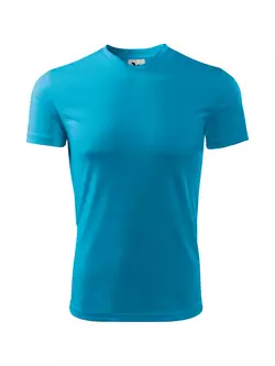 MALFINI FANTASY - tricou sport pentru bărbați 100% poliester, turcoaz 1244413-124