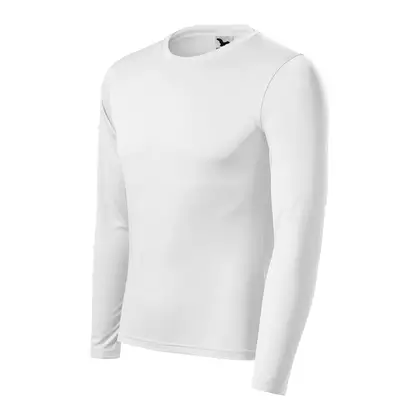 MALFINI PRIDE Tricou sport pentru bărbați cu mâneci lungi, alb 1680012