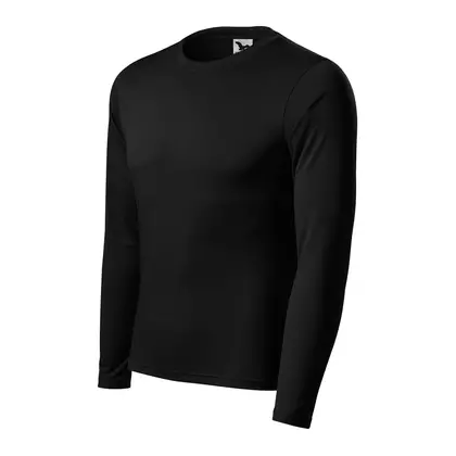MALFINI PRIDE Tricou sport pentru bărbați cu mâneci lungi, negru 1680112