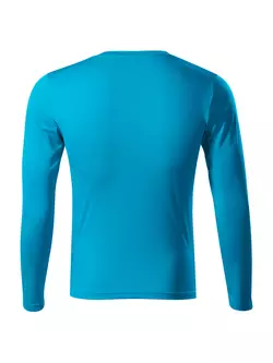 MALFINI PRIDE Tricou sport pentru bărbați cu mâneci lungi, turcoaz 1684412