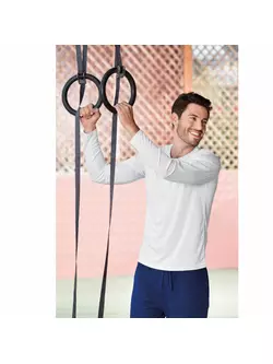 MALFINI PRIDE Tricou sport pentru bărbați cu mâneci lungi, turcoaz 1684412