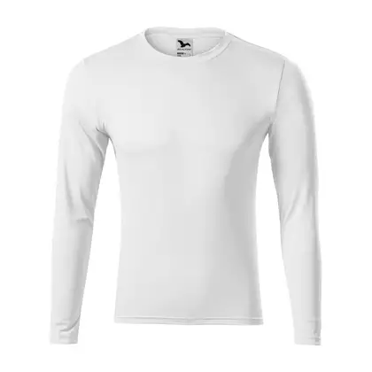 MALFINI PRIDE Tricou sport pentru bărbați cu mâneci lungi, alb 1680012